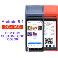 Venta al por mayor 4G Android Mini pantalla táctil sistemas de terminales de caja registradora de mano Pos para restaurante