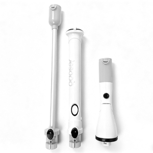 Cepillo de Limpieza Eléctrico Inalámbrico de Plástico Ecológico e Impermeable con 4 Cabezales de Cepillo, Cargador y Soporte - Product Image 3