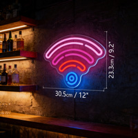 Enseigne néon dynamique bicolore clignotante personnalisée, lumière LED néon à deux couleurs fixes pour la décoration de fêtes, bars et magasins, clignotement bicolore dynamique