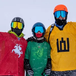 HUBO Sports support personnalisé petit gros magnétique sans cadre designer meilleur miroir lunettes de snowboard lunettes de ski de neige