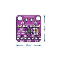 Module d'amplificateur audio MAX98357 I2S sans filtre classe D pour ESP32 et Raspberry Pi