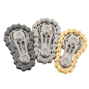 Metal Fidget Spinner Gear Chain Design Stress Relief Toy For Adults And Kids Unisex Handheld Decompression Gadget - Product Image 4