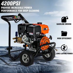 Nueva <span class=keywords><strong>y</strong></span> Potente Bomba AR <span class=keywords><strong>de</strong></span> 4200 PSI, Lavadora a Presión <span class=keywords><strong>de</strong></span> Gasolina con <span class=keywords><strong>Motor</strong></span> TJ190F, Manguera <span class=keywords><strong>de</strong></span> 15 m, con Ruedas, Inalámbrica, <span class=keywords><strong>de</strong></span> Alta Resistencia, para Almacenes <span class=keywords><strong>y</strong></span> Muelles <span class=keywords><strong>de</strong></span> Carga - Product Image 1