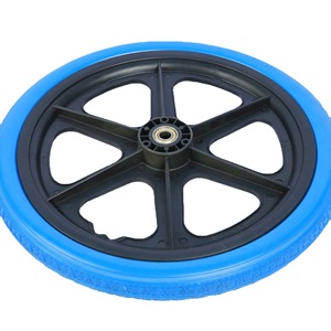 Cheng Jin Vehicles 16 Inch Pu Foam Wheel Solid Puncture Resistant For <b>Trailer</b> Trolley <b>Car</b> - Product Image 4