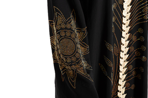 CCY moda tradicional bordado Abaya túnica musulmana Dubai oración negro lujo vestido largo Kaftan ropa de <span class=keywords><strong>mujer</strong></span> africana - Product Image 5
