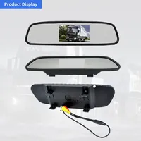 PZ Monitor dasbor parkir penglihatan malam, kaca spion 5 inci layar Monitor belakang kendaraan TFT LCD layar Bus mundur