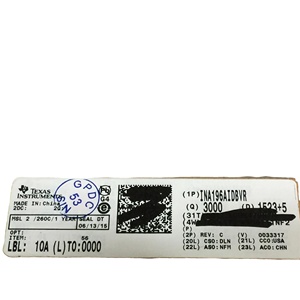 INA196AIDBVR Código de marcado BJE Monitores y reguladores de potencia de corriente de <span class=keywords><strong>Vltg</strong></span> Out Hi-Sd Msmnt Shunt de corriente Mntr - Product Image 1