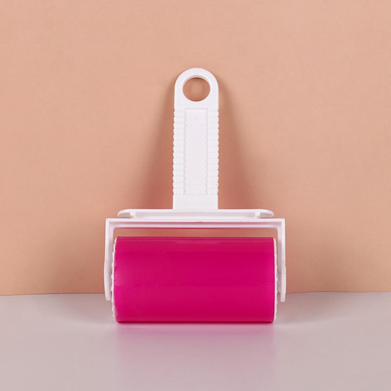 Rouleau adhésif de cheveux de lavage moyen [rouge]