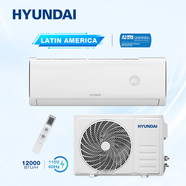 HYUNDAI R32 Refrigerant 115v~60hz 12000 Btu Type Ac Mini Split Climatiseur Cooling Only on off Wall Mounted Room Air Conditioner