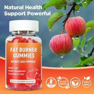 Gomitas quemagrasas de etiqueta privada personalizadas de Chinaherbs, 100% puras, naturales, veganas, de vinagre de sidra de manzana, gomitas KETO para bajar de peso y adelgazar - Product Image 2