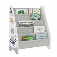 Nouveau design chambre d'enfants livre étagère de rangement organisateur pépinière en bois fronde enfants étagère