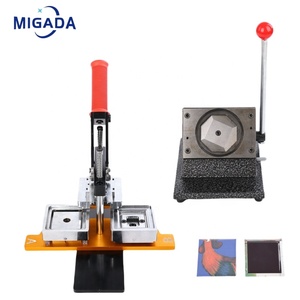 Thiết kế mới 2 "x2" 50*50 mét tùy chỉnh hình chữ nhật tay Báo Chí tủ lạnh nam châm ảnh tủ lạnh nam châm nút Maker nút Máy Maker Kit - Product Image 3