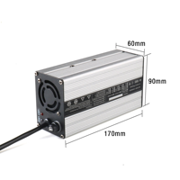 Chargeur de batterie électrique 14,6 V 20 A, fourni par l'usine chinoise, chargeur 14,6 V LiFePO4, chargeur au lithium, puissance de sortie élevée 220 V DC AC SCP