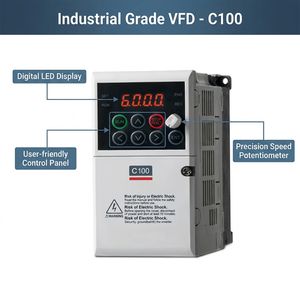 Nuevo en Stock: Variador de Frecuencia SV004IC5-1F, 0.4kW, Monofásico, 220V, Mini AC - Product Image 4