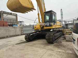 Excavadora de orugas Komatsu PC450 usada de segunda mano al por mayor, 45 toneladas de peso operativo, con motor CAT, bomba y cucharón para construcción. - Product Image 3