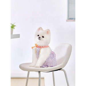 Cappotto classico floreale di lusso per animali domestici in Nylon collo all'americana un pezzo per gatti e cani di taglia XL adatto per l'abbigliamento - Product Image 1