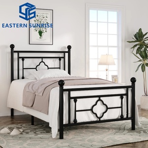 Cama de Metal Reforçada para Crianças, Uso em Casa ou Dormitório - Product Image 1