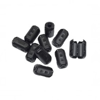 Perles de ferrite EMI 35B 50B 1330B 70B, serpentin de ferrite à clipser NiZn