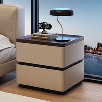 Meuble de Rangement de Chevet Moderne Minimaliste en Bois Massif Haut de Gamme avec Serrure à Code, Collection Luxe Léger, Nouveauté 2026, Vente Chaude, Chine
