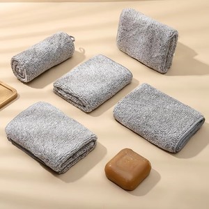 Chiffon de nettoyage en fibre de charbon de bambou pour la maison, chiffon de nettoyage à suspendre pour la cuisine, essuie-tout écologique pour cuisine grasse - Product Image 3