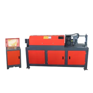Máquina de endireitamento de barra de aço tipo CNC, máquina de endireitamento e corte de aço, máquina de endireitamento de disco