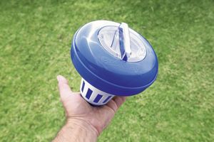 Para <span class=keywords><strong>Bestway</strong></span> 58071, marco de PVC, flotador de <span class=keywords><strong>piscina</strong></span>, Clorador y limpiador para exteriores, uso en natación de 5 '/12,7 cm, flotador químico de plástico ABS - Product Image 4