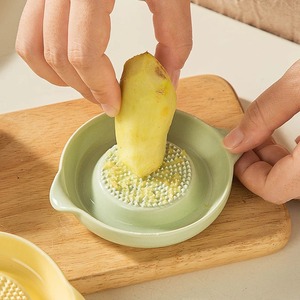 Outils de préparation culinaire portables : râpe à gingembre, presse-ail, moulin à épices en céramique simple pour la cuisine à domicile et la préparation des aliments - Product Image 3