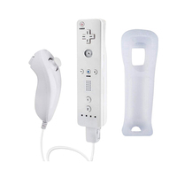 Mando Motion Plus Adaptateur Nunchuck Controles De Para Manette Télécommande Pour Nintendo Wii Joystick