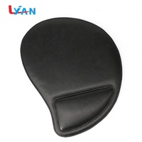 Tapis de souris ergonomique en coton avec repose-poignet personnalisé avec logo pour ordinateur de bureau, cadeaux promotionnels en gros LIYAN