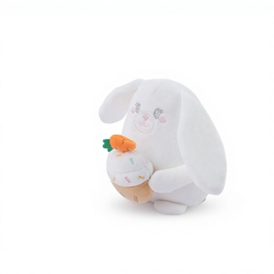 Peluche Lapin Adorable avec Motif Cupcake, Rembourrage en Coton PP, Doudou pour Bébés, Tout-Petits et Décoration Cadeau - Product Image 6
