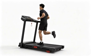 Tapis de course pliable silencieux pour usage domestique, large bande de course, absorption des chocs, machine de marche électrique, moteur 0,75 CV, affichage LED, <span class=keywords><strong>musculation</strong></span> - Product Image 3