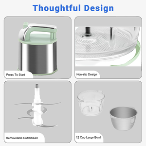 Nhà bếp thép không gỉ điện mới fufu Máy <span class=keywords><strong>Cuisinart</strong></span> xử lý thực phẩm 14-cup Rau Chopper tay máy xay thịt hộ gia đình - Product Image 4