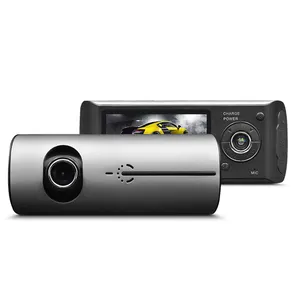 2.7インチ140度ダッシュカメラ、GPSトラッカーカーカメラ2レンズ、SQチップセットカーブラックボックスレコードカービデオ