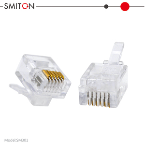 Todos los colores 6 pin 6 Core <span class=keywords><strong>plug</strong></span> <span class=keywords><strong>RJ11</strong></span> 6P6C Pestillo lateral derecho de S-miton - Product Image 5