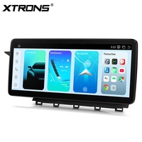 Pantalla para Auto XTRONS de 12.3 Pulgadas para Benz Clase GLK X204 LHD NTG 4.5/4.7, Pantalla Antirreflejo 2K, Qualcomm 662 Octa Core, 8+128GB, 4G, BT5.1