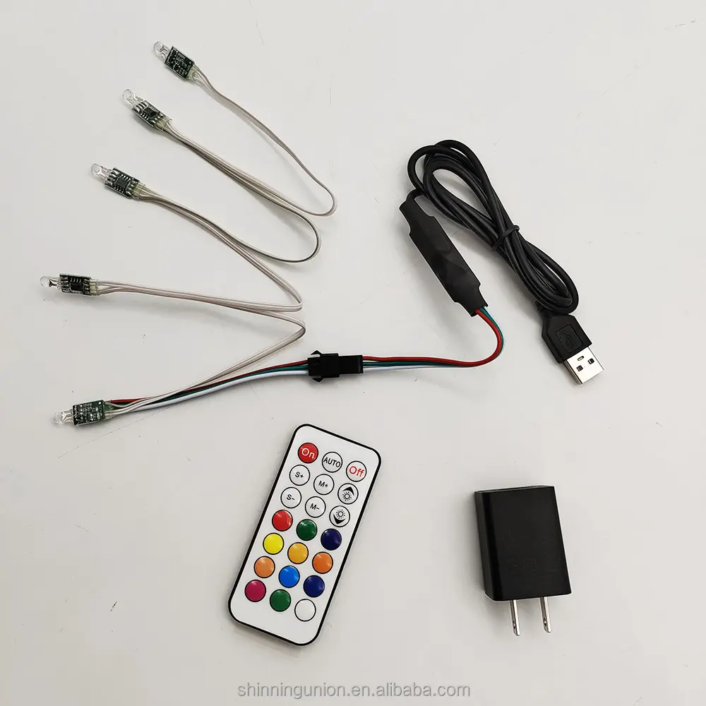 1.5 watts mini rgb led fibra óptica luz motor-controle remoto luz fria fonte de plástico fibra óptica tecido de led motor