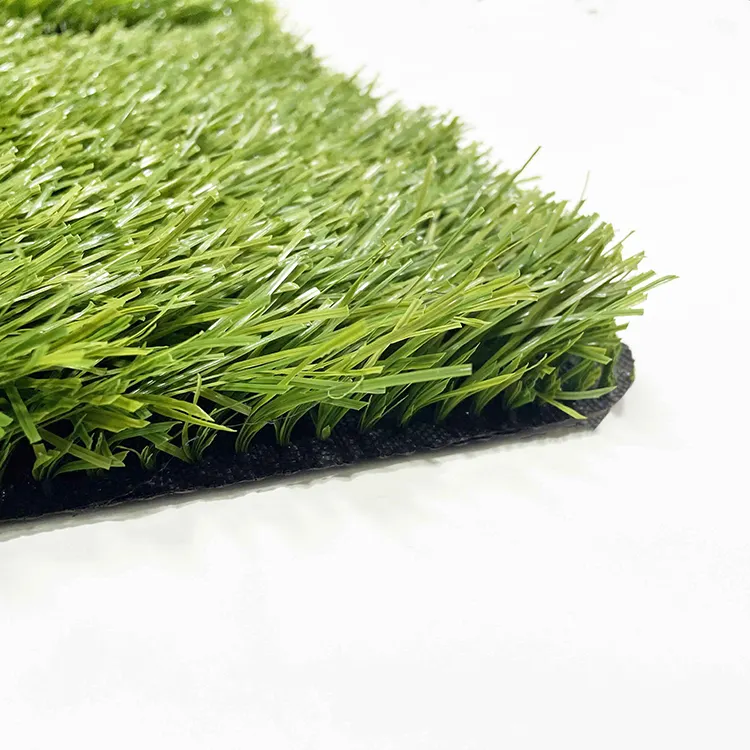 New Design Two Color S Type Unfilled Football Grass Soccer Court Soccer Field Synthetic Lawn