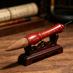 Artsecret 1 <span class=keywords><strong>pinceau</strong></span> d'écriture <span class=keywords><strong>de</strong></span> calligraphie traditionnelle pour caractères plus grands, <span class=keywords><strong>pinceau</strong></span> artistique à manche court en bois BW-525 - Product Image 4