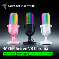 Microphone de streaming USB Razer Seiren V3 Chroma RGB pour diffusion, enregistrement, jeux, podcast et diffusion en direct