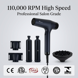 Secador de Pelo de Alta Velocidad de 110000 RPM de Marca Privada, Certificado CE, Fabricante Profesional de Productos para el Cuidado del Cabello OEM ODM, MOQ 500 - Product Image 3