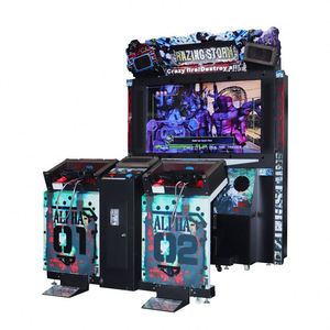 เครื่องเกมยิงปืนหยอดเหรียญ Creatfun Razing Storm Y202-2 หน้าจอ 55 นิ้ว โครงสร้างโลหะ+อะคริลิค+ไม้ สำหรับ 2 ผู้เล่น - Product Image 1
