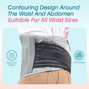 Cinturón de Calor con Vibración, Soporte Lumbar de Tracción, Cinturón Adelgazante de Cintura, Masaje Eléctrico, Cinturón de Masaje para la Espalda - Product Image 6