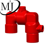 Raccord pivotant à rayon court en acier forgé API 16C Fig. 1502, Union marteau, Marque Chiksan Maji, Filetage NPT, Basse/haute pression