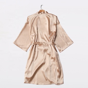 Robes <span class=keywords><strong>de</strong></span> demoiselle d'honneur vêtements <span class=keywords><strong>de</strong></span> nuit pour femmes Robes soie <span class=keywords><strong>De</strong></span> Marie Courte En Satin Robe <span class=keywords><strong>de</strong></span> nuit Satin mariée - Product Image 5