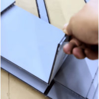 Panneau composite en aluminium pour revêtement mural extérieur, revêtement PVDF, Acm Sheet 4x8 3mm 4mm 5mm 6mm