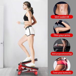 Wellshow Mini Stepper Fitness cardiofrequenzimetro regolabile con <span class=keywords><strong>fasce</strong></span> di resistenza Monitor LCD - Product Image 2