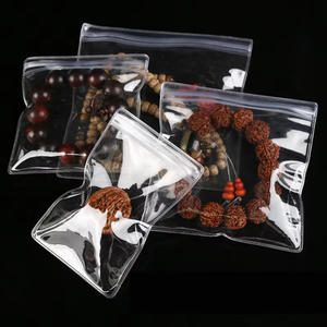 Sac en PVC transparent de grande taille, qualité alimentaire, en plastique PE imperméable avec fermeture éclair, accessoires scellables, poche à fermeture séparée - Product Image 3