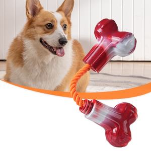 2025 sıcak satış özel köpek oyuncaklar kemik halat Pet interaktif ve hareket oyuncaklar agresif köpek çiğnemek oyuncak - Product Image 1