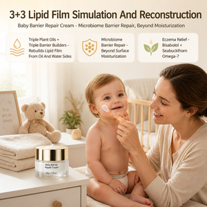 Crème réparatrice douce pour le <span class=keywords><strong>visage</strong></span> de bébé, crème hydratante pour le soin de la peau du bébé - Product Image 2