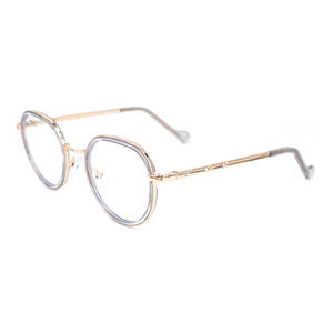 TR90丸い眼鏡フレームメガネブルーライトブロッキング & ヴィンテージスタイルおしゃれなコンピューターメガネ - Product Image 1